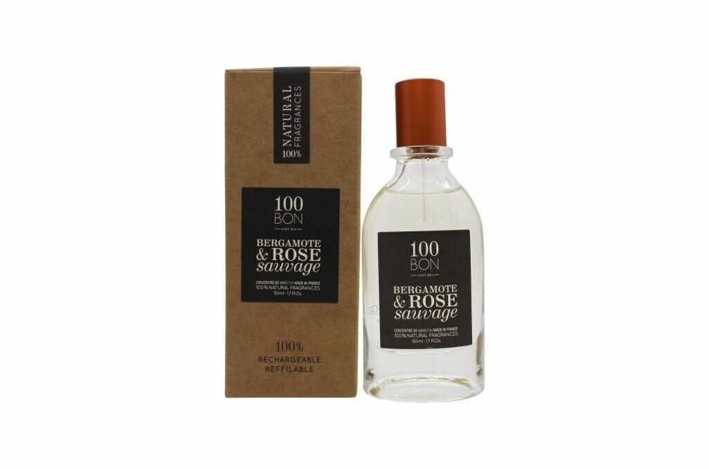 100 Bon Bergamote & Rose Sauvage Eau De Parfum – 10 Ml Spray, Blumig-frischer Duft Für Damen & Herren