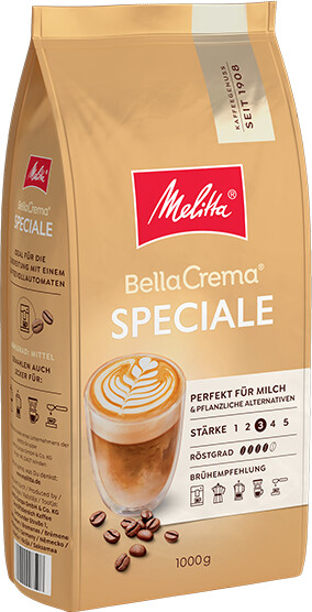 Melitta Bella Crema Angebot Diese Woche Melitta BellaCrema Cafe Speciale Bohnen (1 kg) ab 10,29 € (April 2022
