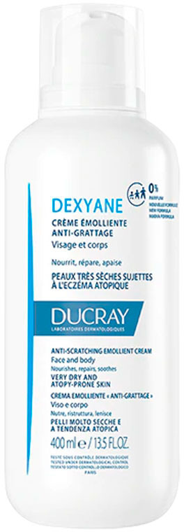 Ducray Dexyane softening cream for very dry, sensitive and atopic skin (400ml)