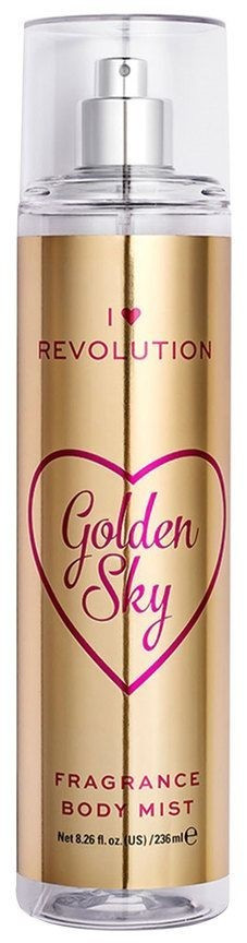 I Heart Revolution Body Mist refreshing body spray with Golden Sky fragrance (236ml)