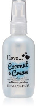 I love Coconut & Cream refreshing body spray (100ml)