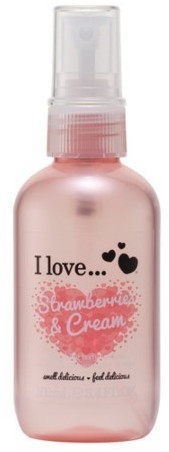I love Strawberries & Cream refreshing body spray (100ml)