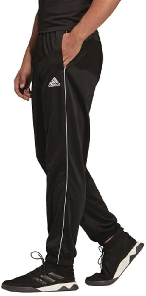 Adidas Core 18 Pants Men CE9050 black white au meilleur prix sur