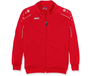 JAKO - Prestaties Polyester Jack, Uniseks-Volwassene, Rood Zwart, S