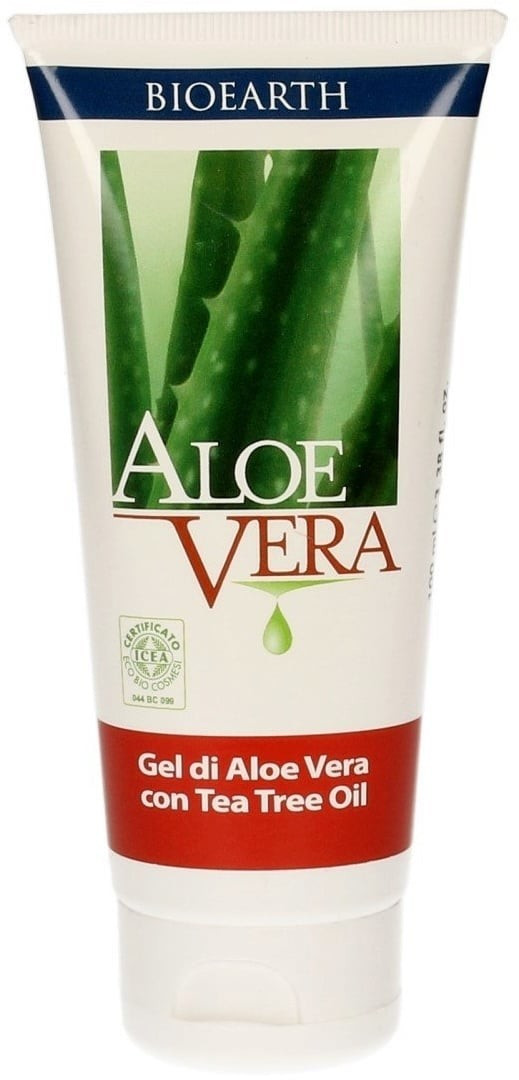 BIOEARTH Aloe vera gel with organic tea tree (100ml)
