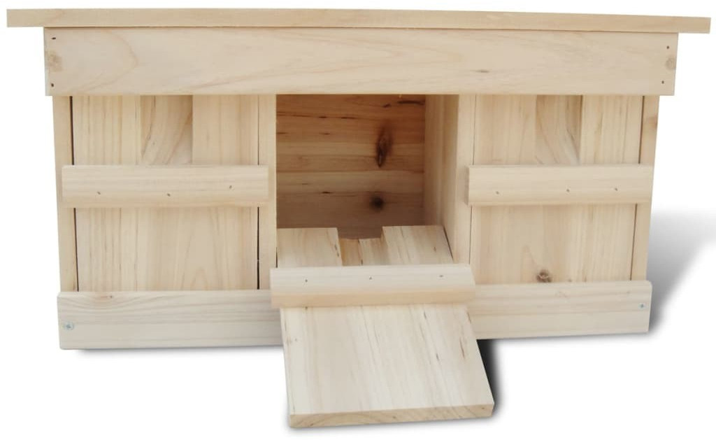 VidaXL Maisons pour moineau bois 44 x 15,5 x 21,5 cm 2 pièces (276008)