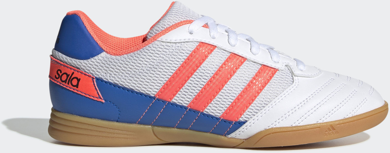 Adidas Kids Super Sala Fu ballschuh cloud white signal coral glow