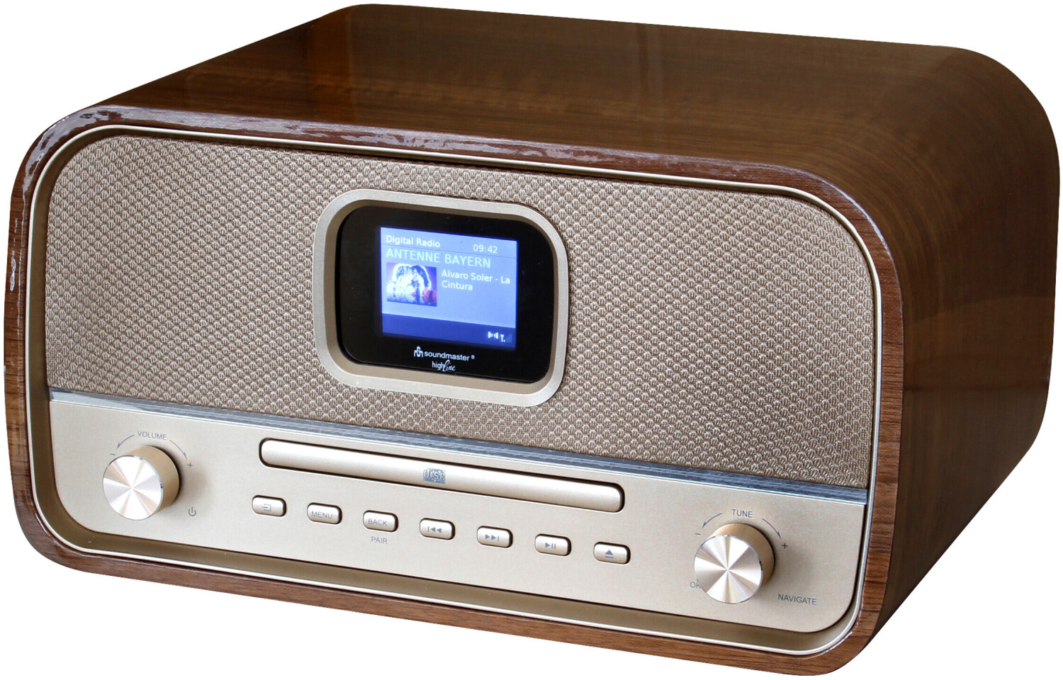 Soundmaster DAB970 brown