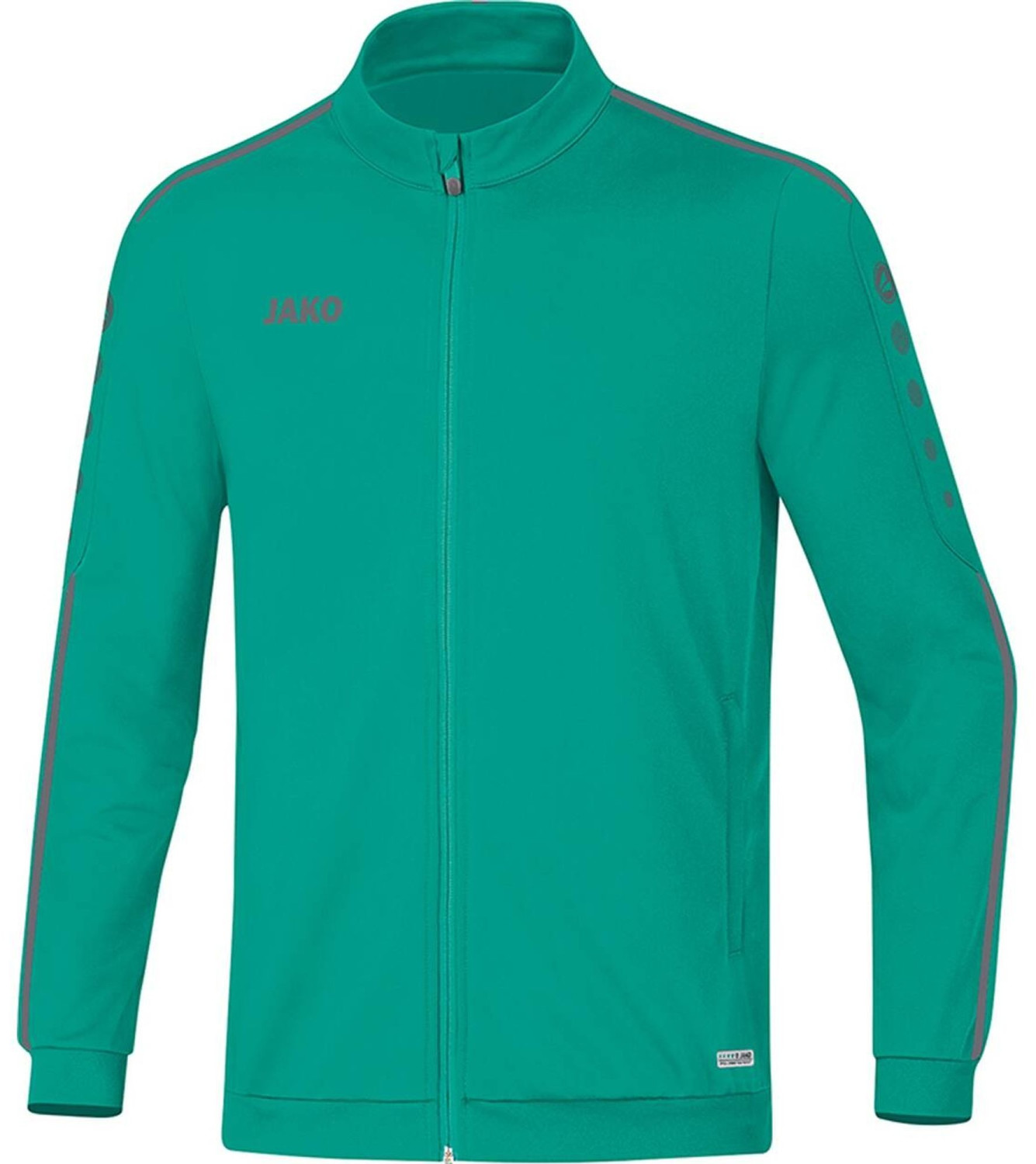 JAKO Polyster Jacket Striker 2.0 turquoise/anthracite