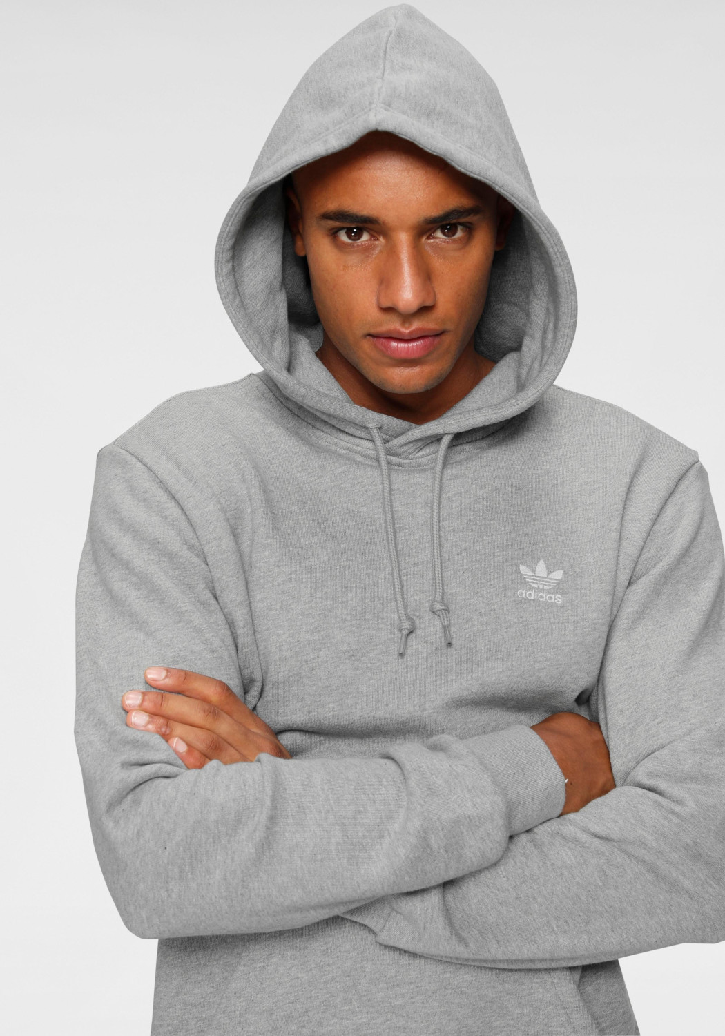 Adidas LOUNGEWEAR Trefoil Essentials Hoodie € | ab grey Preisvergleich 30,00 bei medium heather