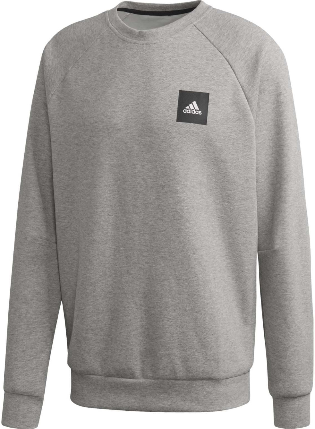 Adidas Men Athletics Must Haves Stadium Crew Sweatshirt medium grey heather (FI4042)