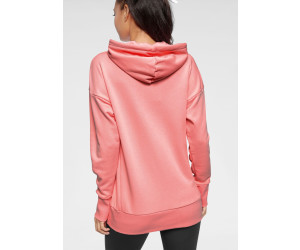 Adidas Women Athletics Badge of Sport Long Hoodie glory pink Adidas Women Athletics Badge of Sport Long Hoodie glory pink