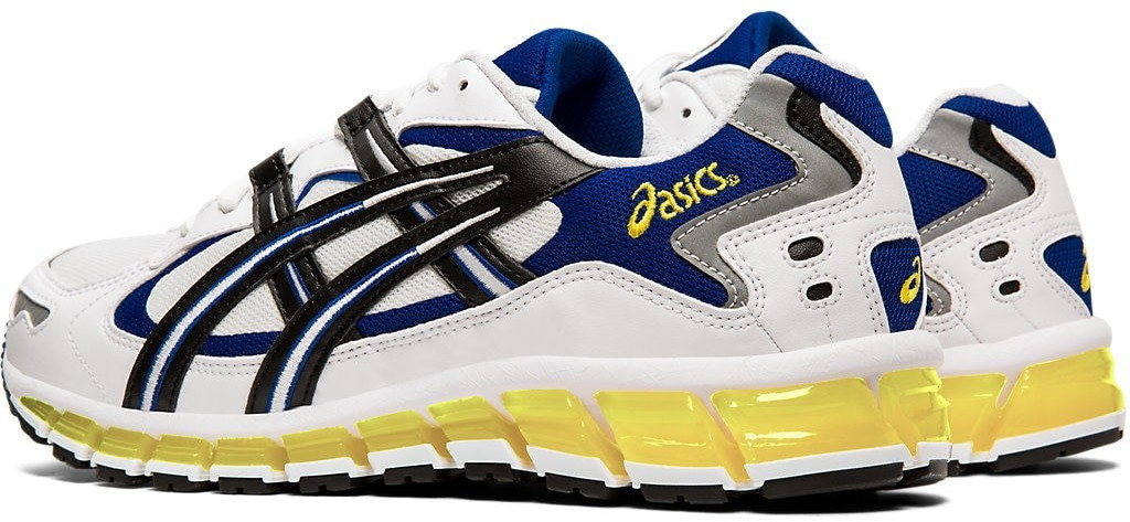 Asics Gel Kayano 5 360 White Black yellow au meilleur prix sur