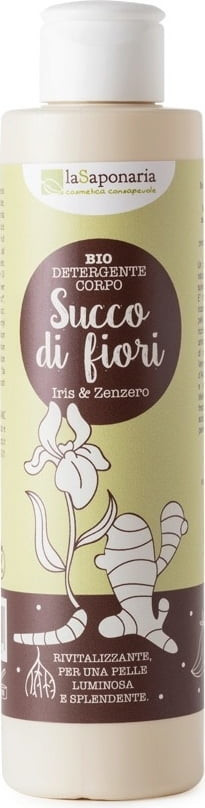 LaSaponaria Succo di Fiori - Iris & Ginger Shower Gel (200ml)