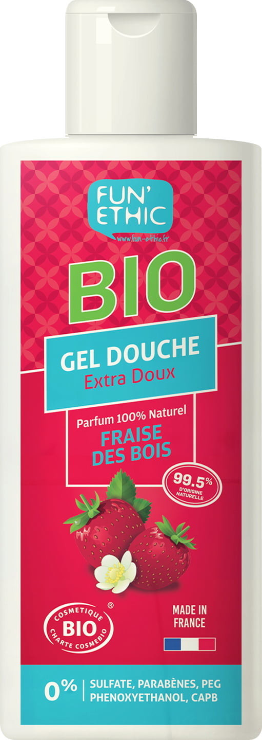 Fun'Ethic Wild strawberry shower gel (250ml)