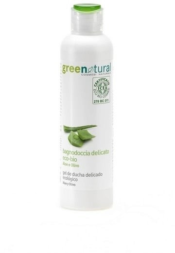 greenatural Shower gel aloe vera & olive (250ml)