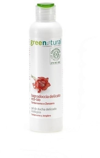 greenatural Shower gel cardamom & ginger (250ml)