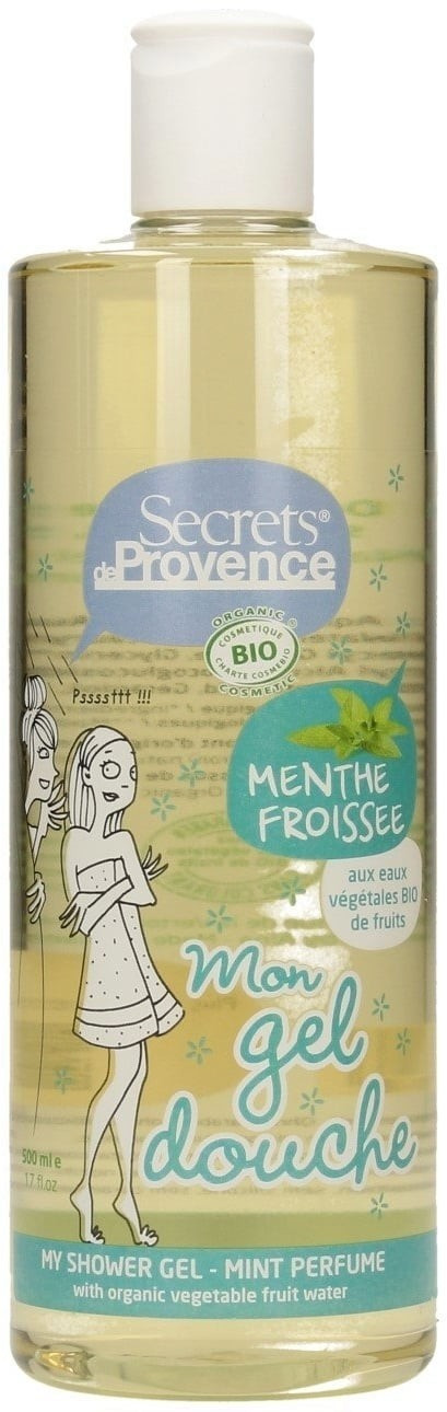 Secrets de Provence Organic shower bath with mint (500ml)