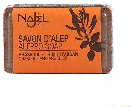 Najel Aleppo soap with argan oil & rhassoul (100g)