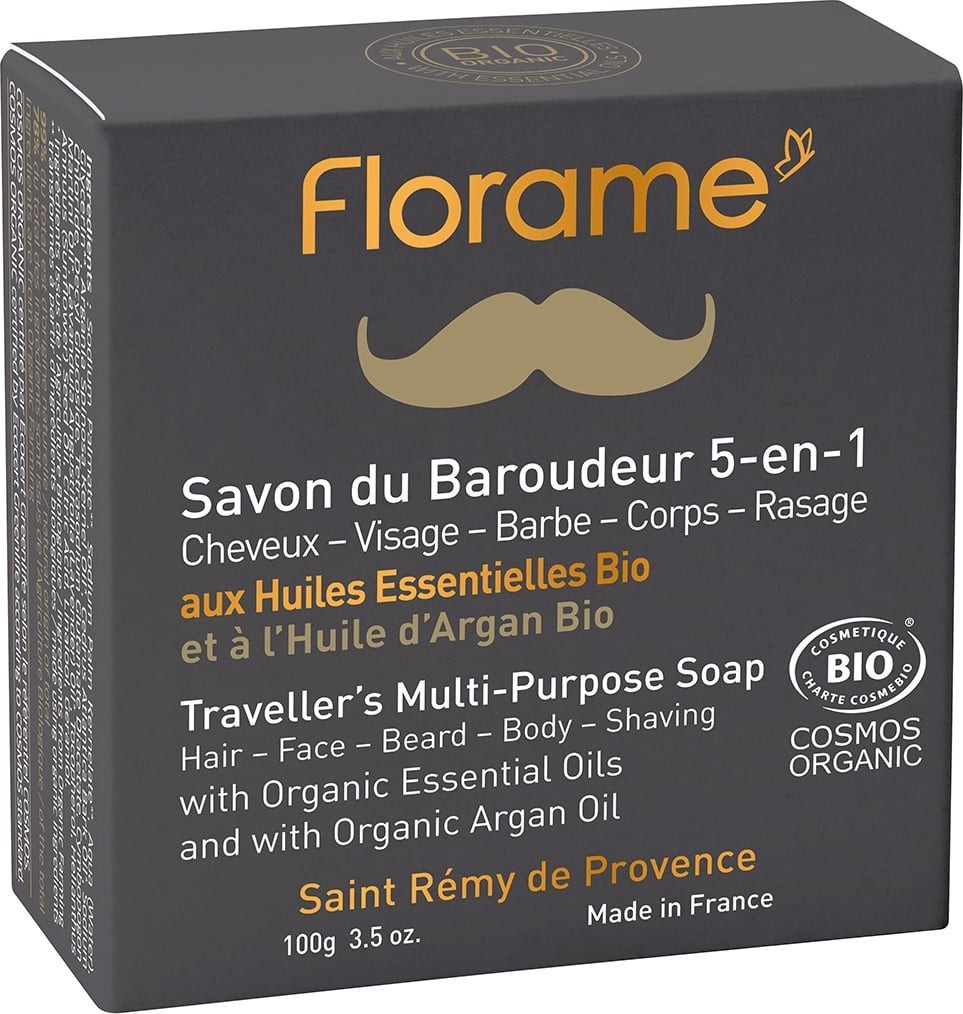 Florame HOMME 5in1 soap (100g)
