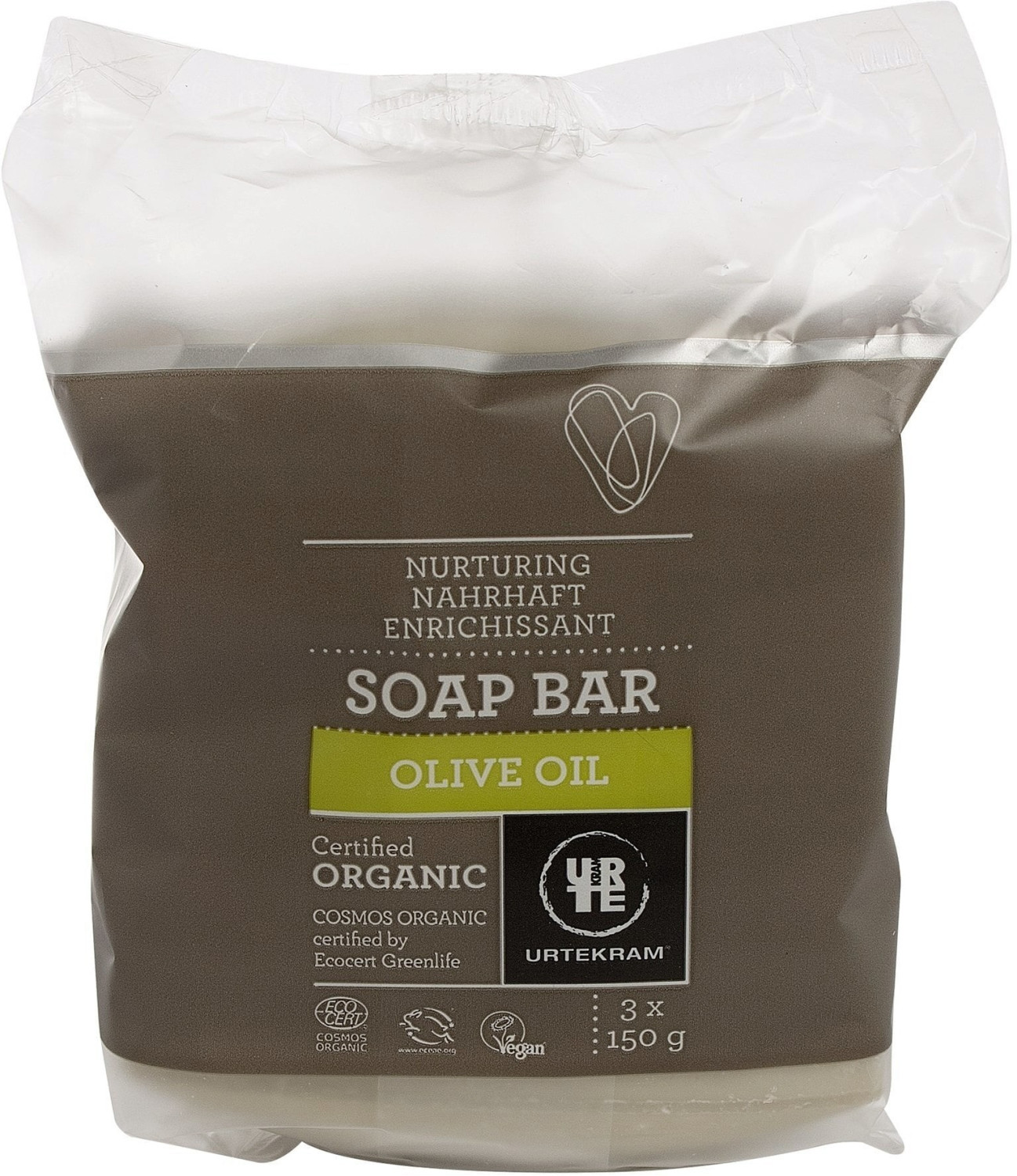 Urtekram Olive oil soap (3 x 150 g)