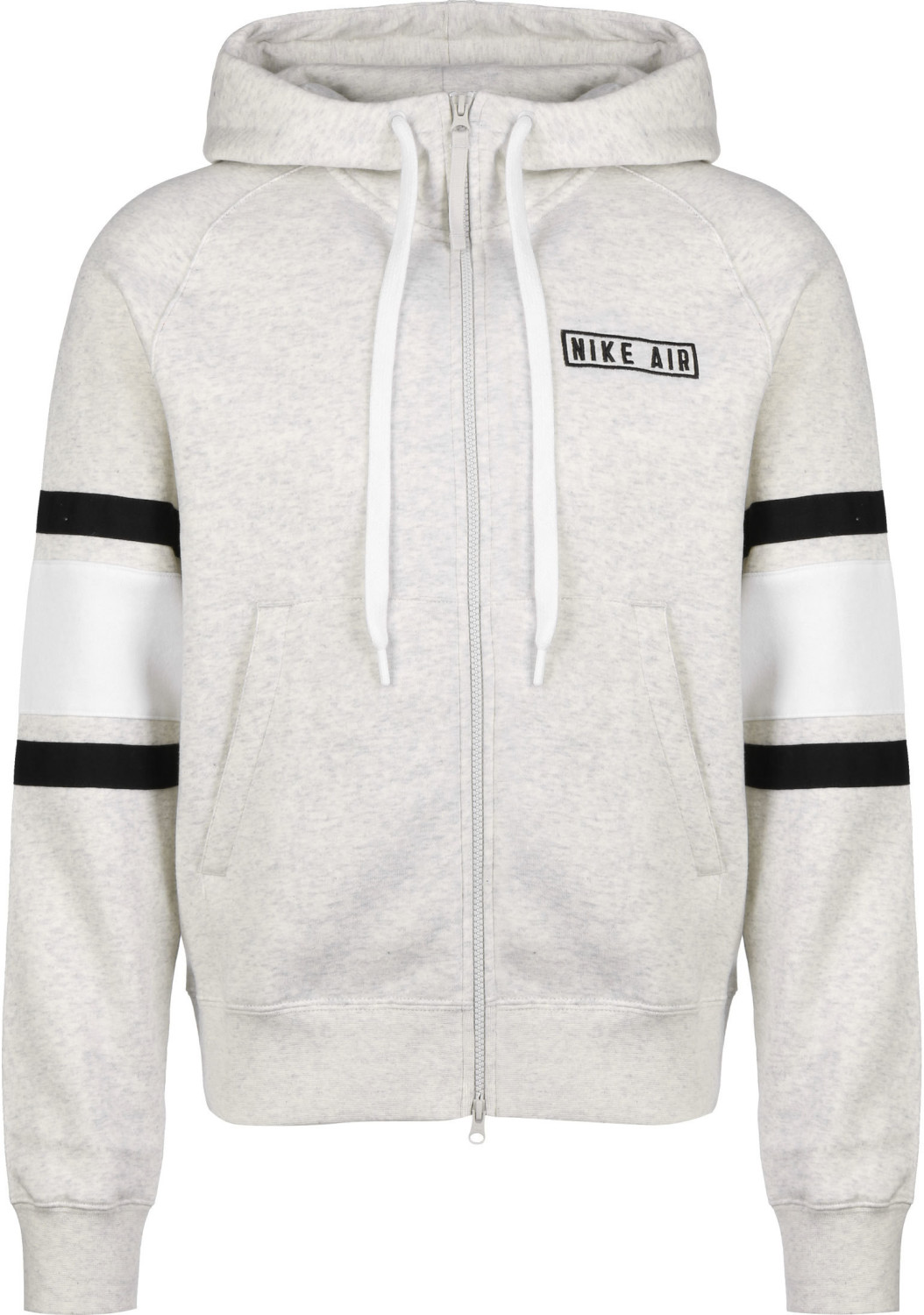 Nike Air Men's Full-Zip Fleece Hoodie grey/white