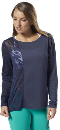 Reebok CrossFit Burnout Shirt heritage navy Women (EC1421)
