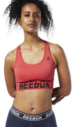 Reebok WOR Meet You There Seamless Padded Bra rebel red Women (EC2296)