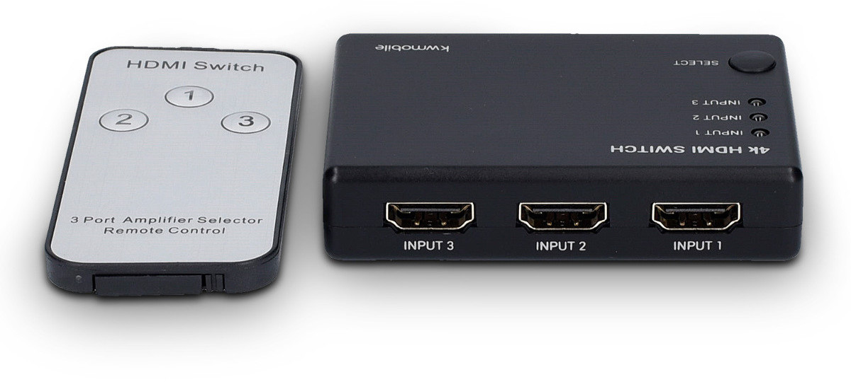 kwmobile 3in1 HDMI 2.0 Switch