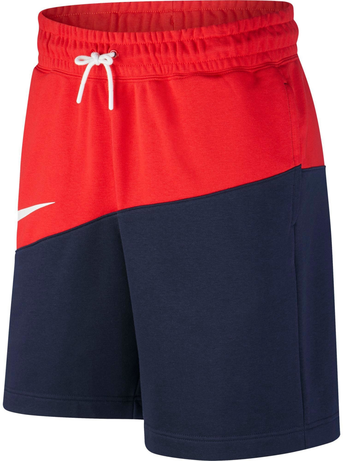 nike red and white shorts