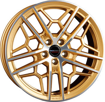 Borbet GTY (8.5x19) gold polished matt