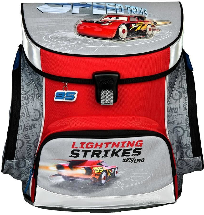 Familando Scooli Campus Fit - Juego De Mochila Y Accesorios Escolares (9 Piezas, Incluye Lata, Botella, Bolsa De Deporte Y Protector De Lluvia