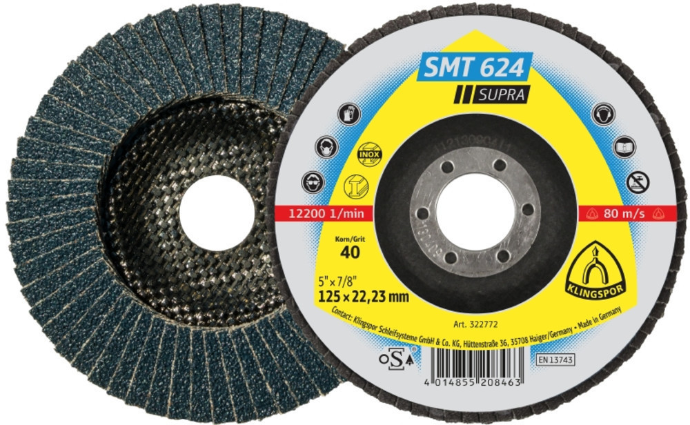 Klingspor SMT 624 125 x 22,23 mm, K 80 (322775)