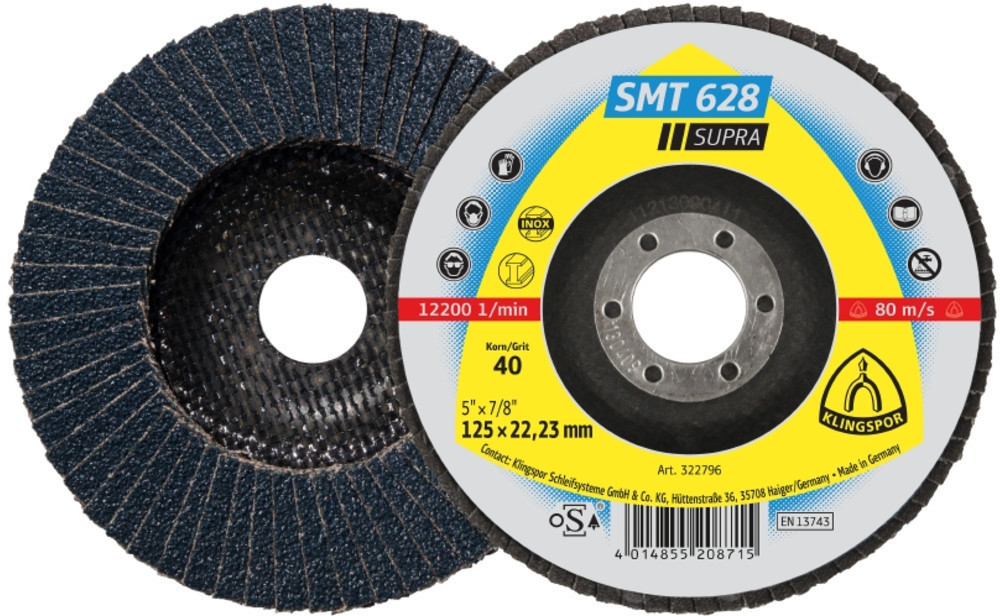 Klingspor SMT 628 125 x 22,23 mm, K 120 (322800)