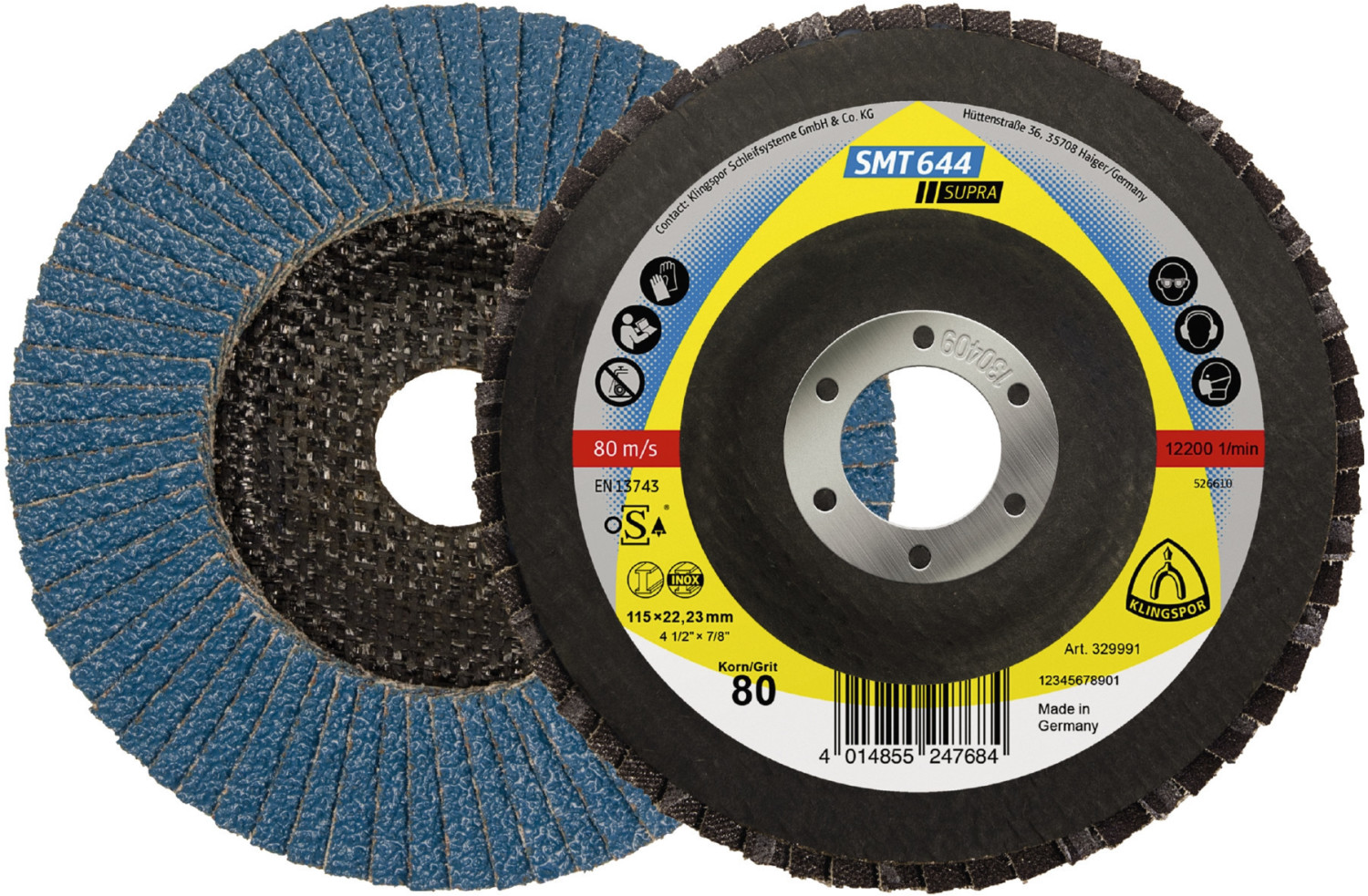 Klingspor SMT 644 125 x 22,23 mm, K 60 (330006)