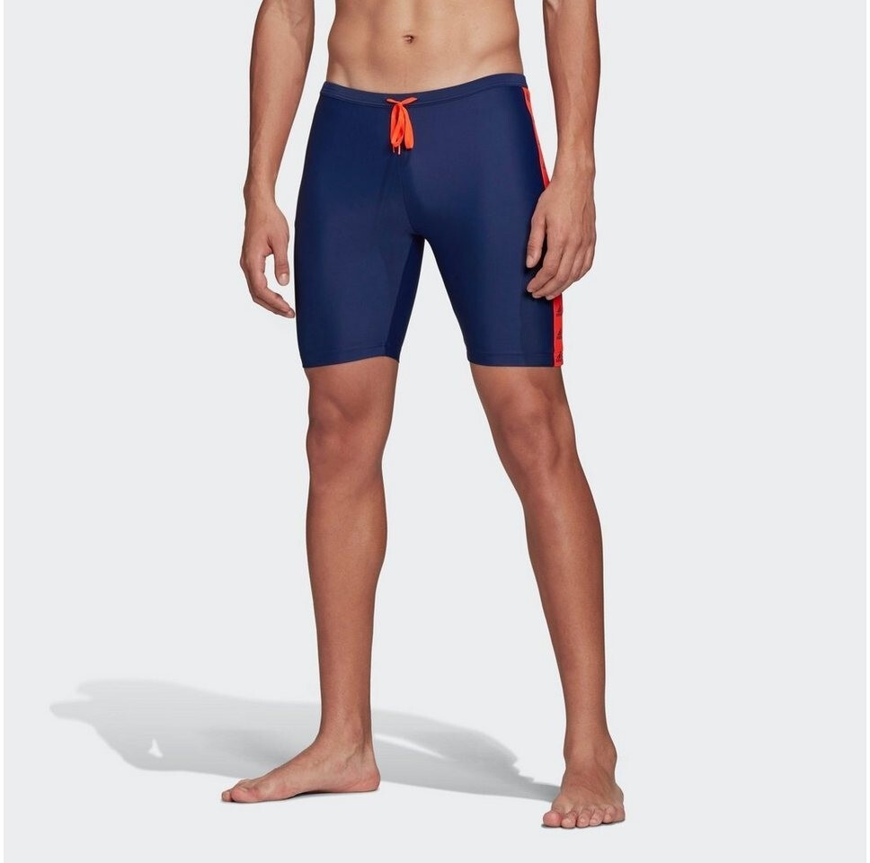 Buy Adidas Men Swimming Tapered Swim Jammers tech indigo/appsoldar red
