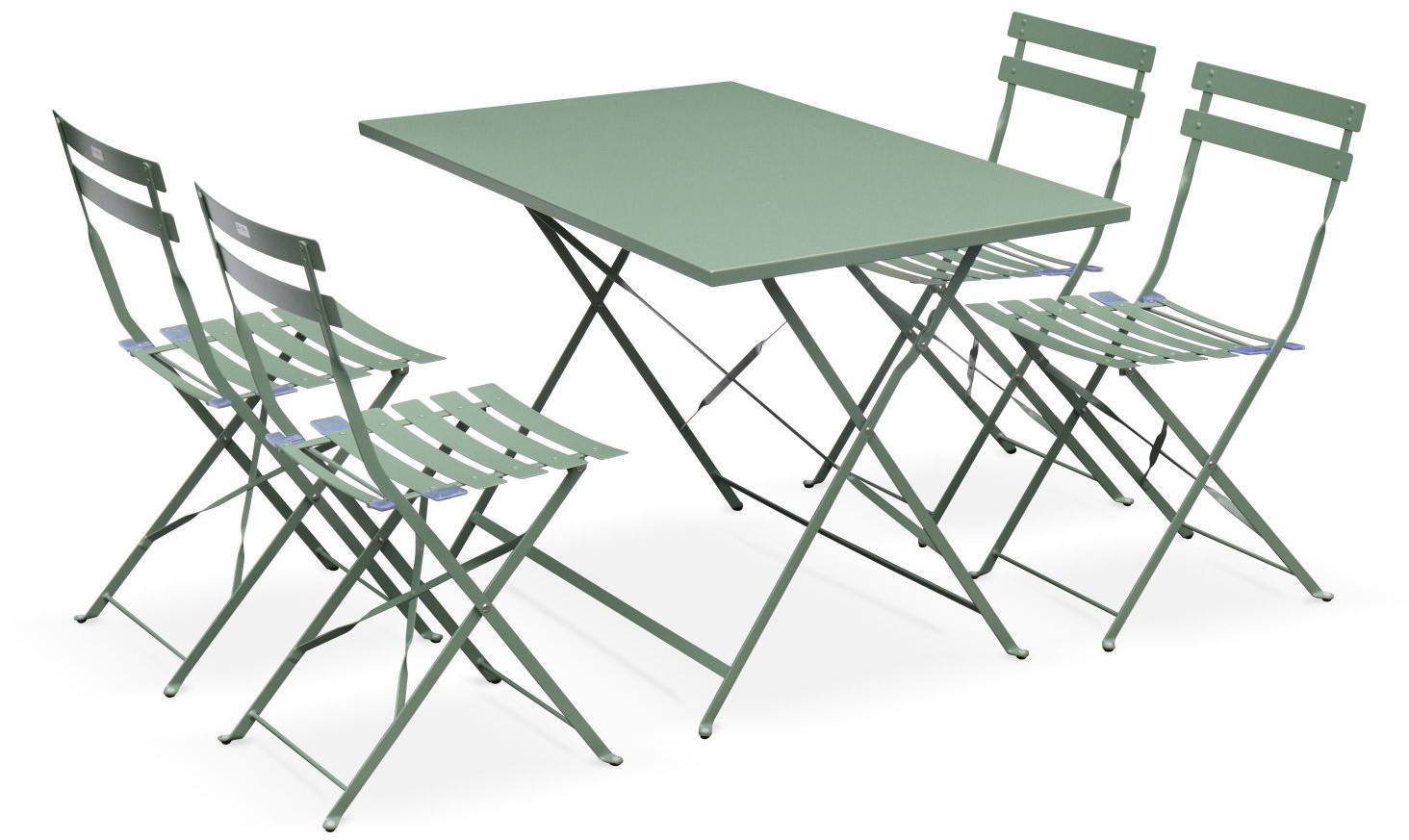 Alice's Garden Emilia Pastel Salon de jardin 110 x 70 cm vert de gris