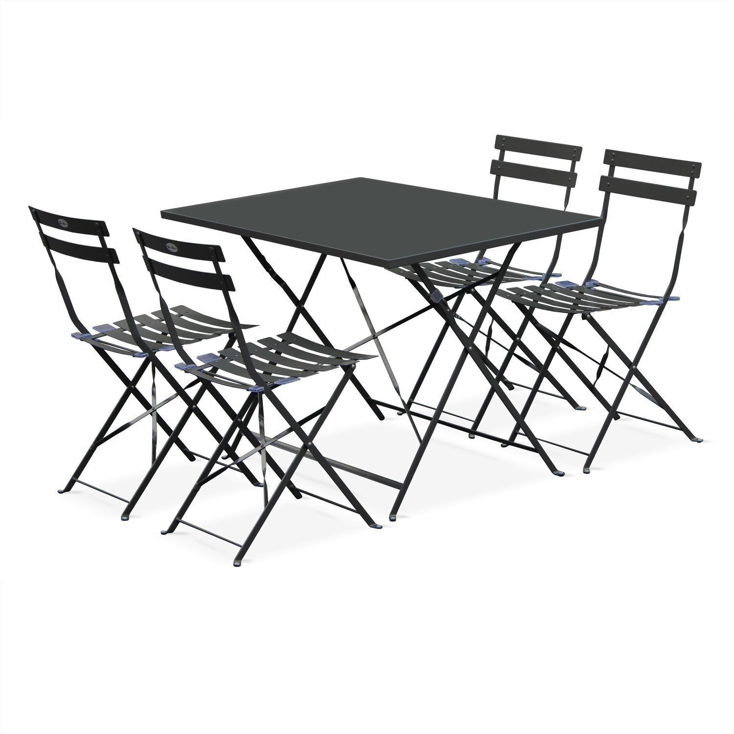 Alice's Garden Emilia Couleur Salon de jardin 110 x 70 cm anthracite