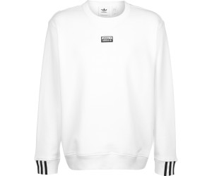 Adidas Men Originals R.Y.V. Crew Sweatshirt core white Adidas Men Originals R.Y.V. Crew Sweatshirt core white
