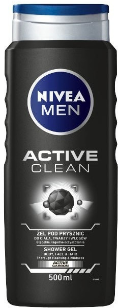 Nivea Men Active Clean Shower Gel (500ml)