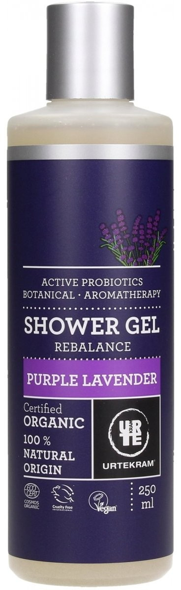Urtekram Purple Lavender Shower Gel with Lavender (250ml)