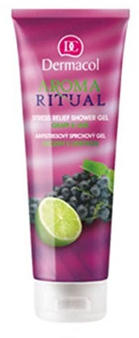 Dermacol Aroma ritual shower gel against stress grapes and limes (250ml)