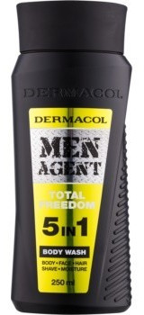 Dermacol Men Agent Total Freedom Shower Gel 5 in 1 (250ml)