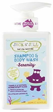 Jack N' Jill Serenity Gentle shower gel and shampoo for children 2 in 1 (300ml)