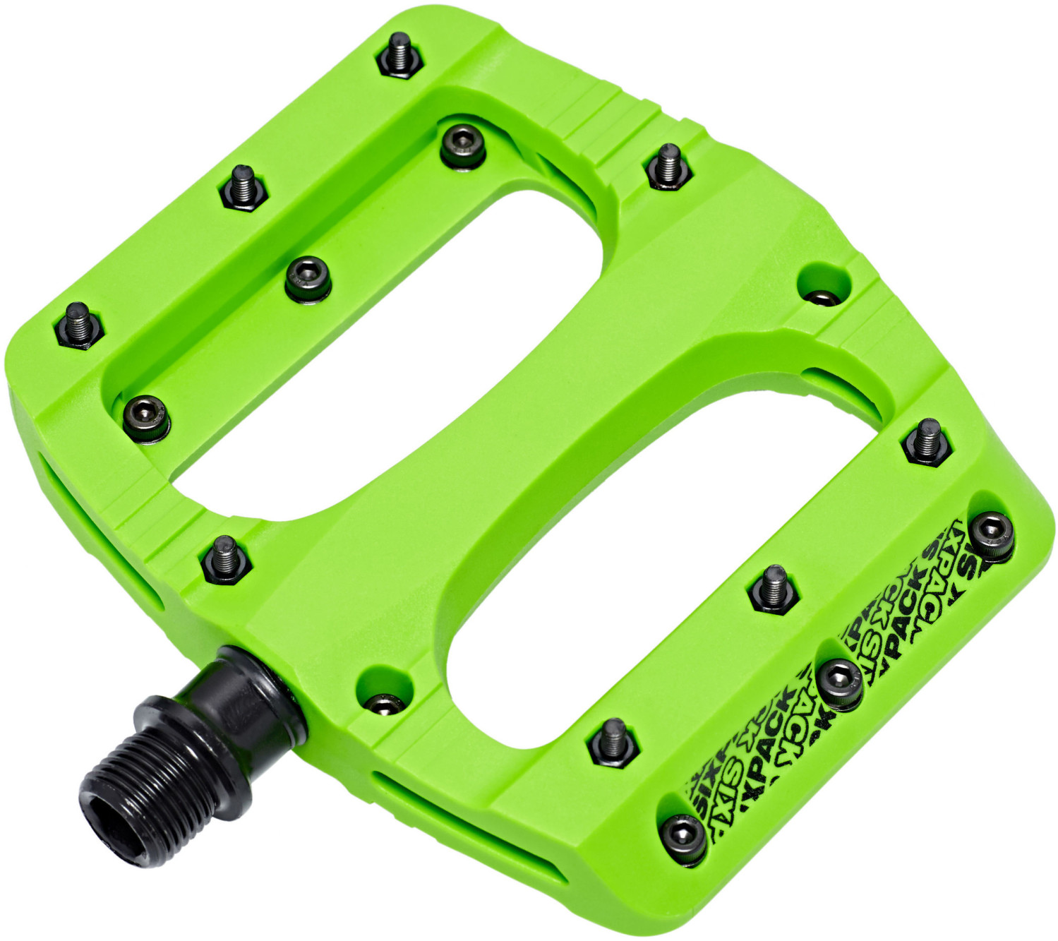Sixpack Vegas Pedals neon-green