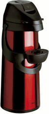 Emsa PRONTO Pump Vacuum Jug 1.9 L, red
