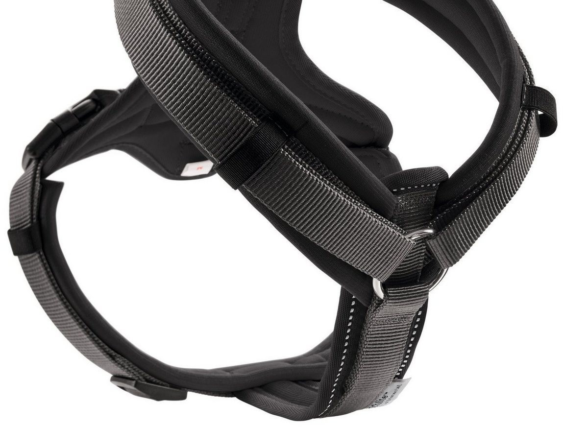 HUNTER Harnais pour chien S-M Black Grey HUNTER Harnais pour chien S-M Black Grey