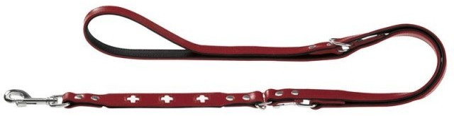 Hunter Laisse réglable Swiss (200 cm x 13 mm) rouge