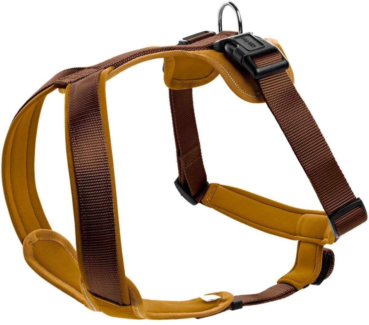 Photos - Collar / Harnesses Hunter Neoprene Harness XL Brown Caramel 