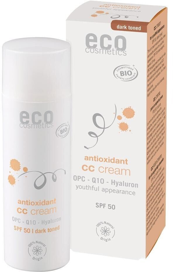 Eco Cosmetics Antioxidant CC Cream SPF 50 Dark Toned (50ml)